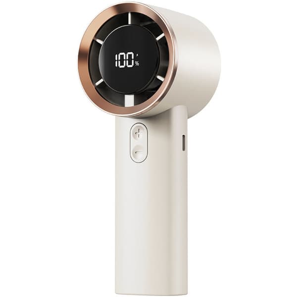 Mini USB bærbar ventilator, Mini udendørs bærbar ventilator, Lille bordventilator - Råhvid