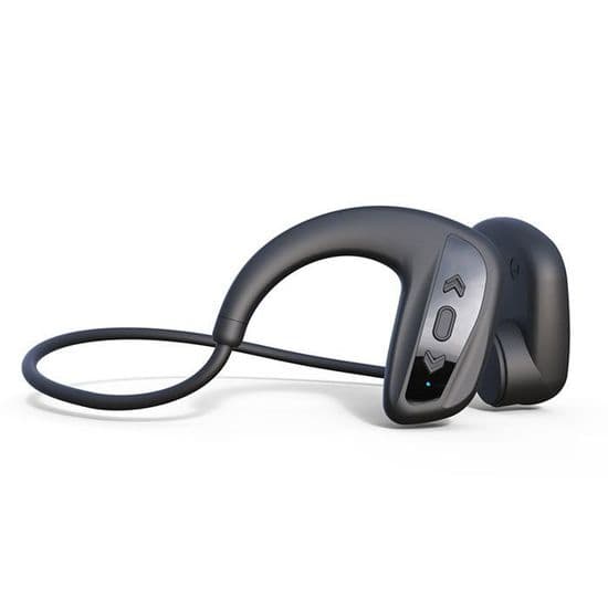 Knogleledningssportshovedtelefoner - IP68 - Svømning, 32 GB Indbygget MP3-afspiller, Bluetooth 5.4 - Sort Bluetooth-headset