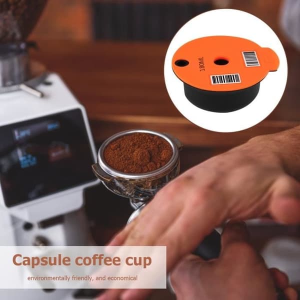 Kaffekapsler - Bosch-S Tassimo - 60ml - Genanvendelig Filterkurv - Til Hjemmebrug