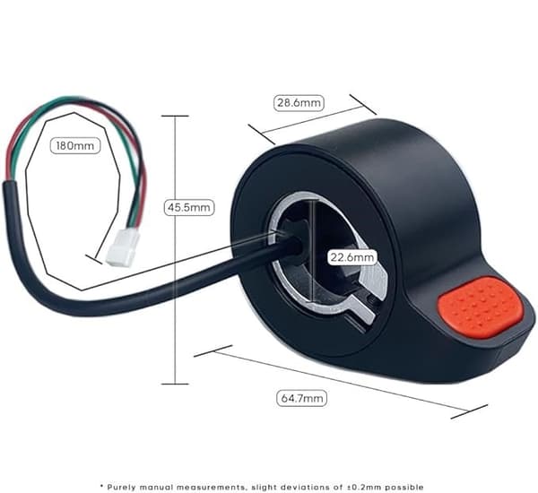 Accelerator til Xiaomi El-løbehjul - M365 Pro/Pro 2 - Gasregulator