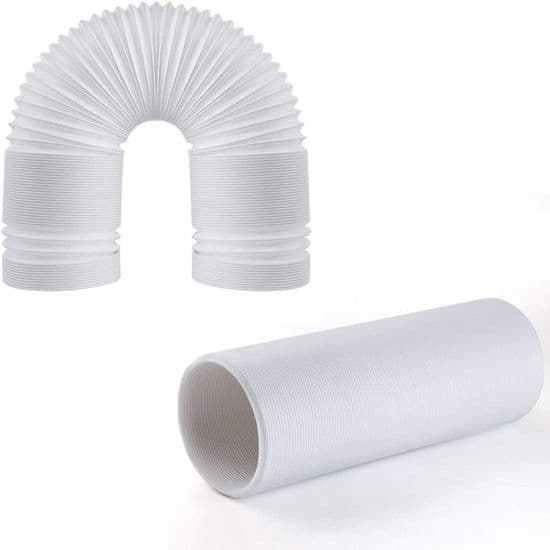 2m PVC Flexibel Avluftsslang för Bärbar Luftkonditionering, Moturs Installationsriktning (Ø13CM)