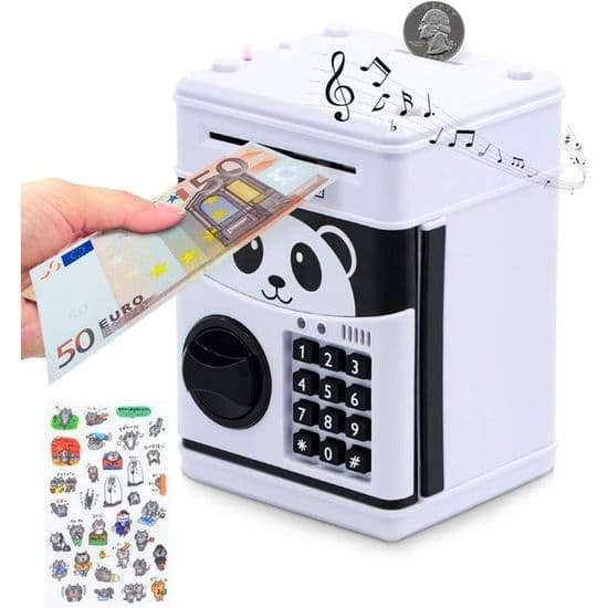 Elektronisk Spargris - Smart Röst - Lösenord - 11 Melodier - Stor Kapacitet - För Barn