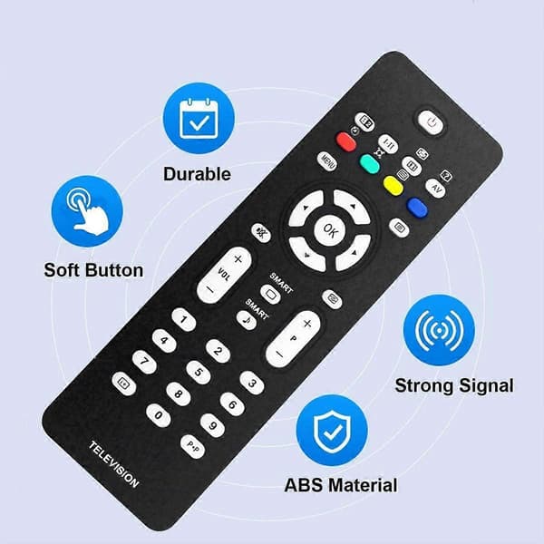 Erstatningsfjernkontroll RC2023601 for LCD Smart TV