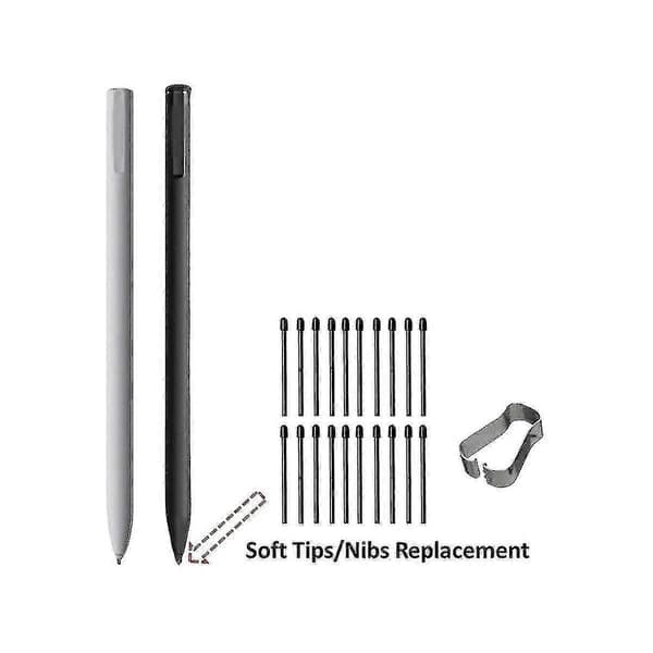 (20-pack) Markörspetsar/stift för Remarkable 2 Stylus Ersättningsmjuka stift/spetsar Svarta 26s