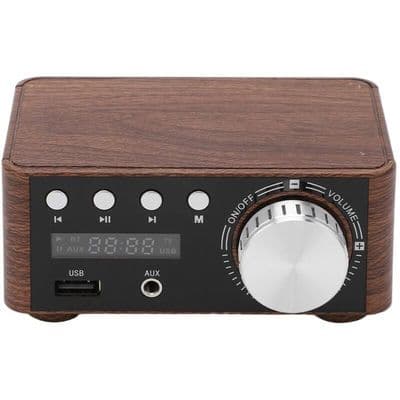 Mini Bluetooth 5.0 stereo HiFi digital 2-kanals 50W effektförstärkare med USB-ingång