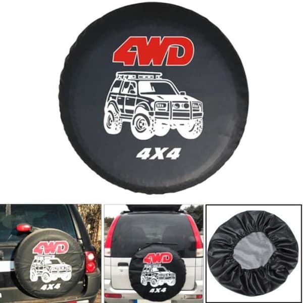 17\" tum 4WD 4x4 PVC läder reservhjul däckskydd
