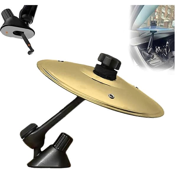 2 stk. Mini Bil Tromme Cymbal Clip-on Luftventil Tilbehør Musikalsk Dekor