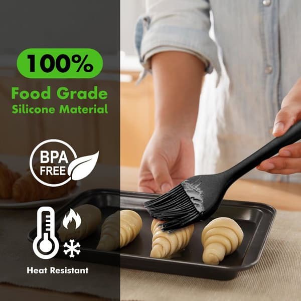 Silikonkost, egnet for grilling, baking og matlaging