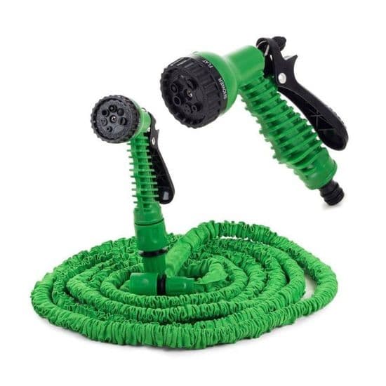 ®RisingFF 22.5m Magic Hose Expanderbar Trädgårdsslang, Grön, Grön, 22.5m