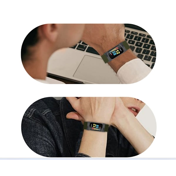 Kellonranneke Fitbit Charge5/6 Punainen Blue