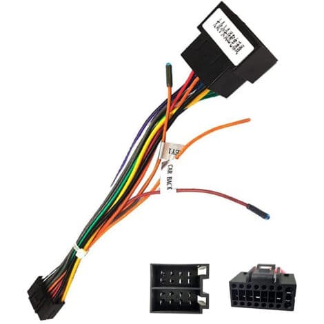 16-pin til ISO standard adapterkabel for Android bilradio kontrollinjer