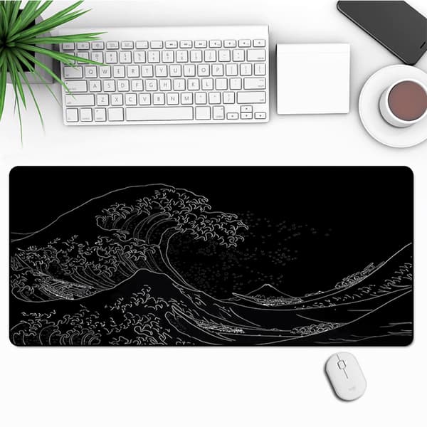 Large mouse pad / desk pad wave M M