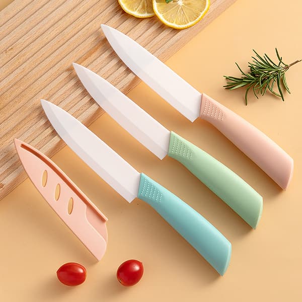 Ceramic Kitchen Knife - Pink, 15 cm XL