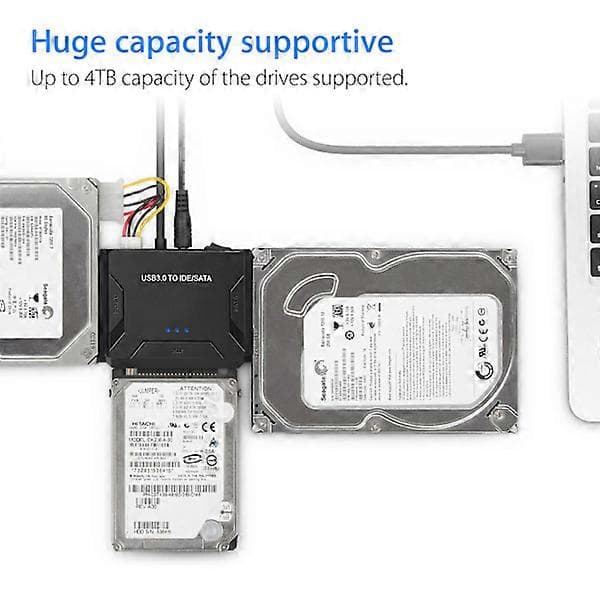USB IDE -sovitin USB 3.0 - SATA IDE -kiintolevy-muunnin Combo