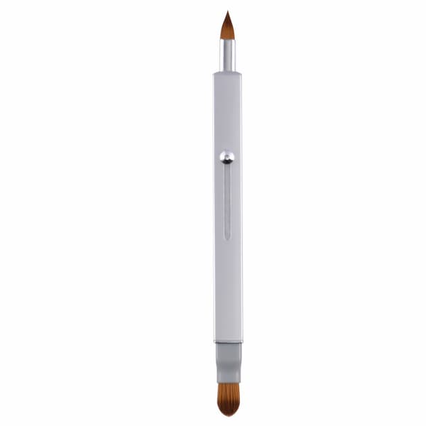Retractable Lip Brush - Double-Sided Lipstick Brush with Cap