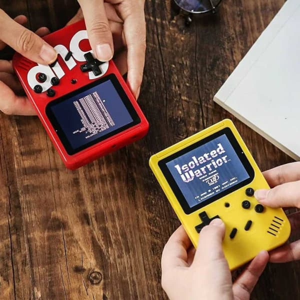 3\" Mini Retro Håndholdt Spillekonsol 400-i-1 32-Bit Sort sort