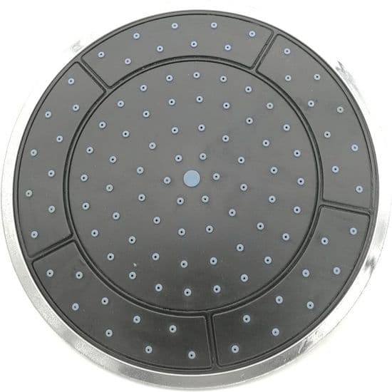 Regndusjhode - Dusjhode - 24,5 cm - ABS - Rundt - Takdusj - Takdyse - Dusjkabinett tilbehør