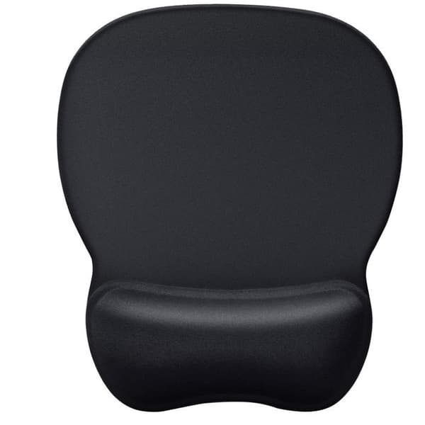 Ergonomic Mouse Pad with Wrist Rest Black Grey