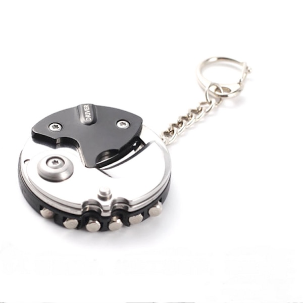Compact Outdoor Folding Knife with Bits and Coin Tool