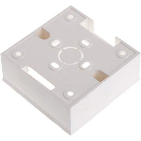 86x86 mm PVC vægmonteret samledåse til afbryderstikbase.