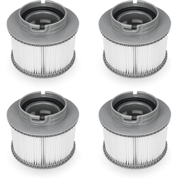 Lafiucy ersättningsfilter för MSPA FD2089, patronfilterpump för bubbelpooler och spa, 4 st
