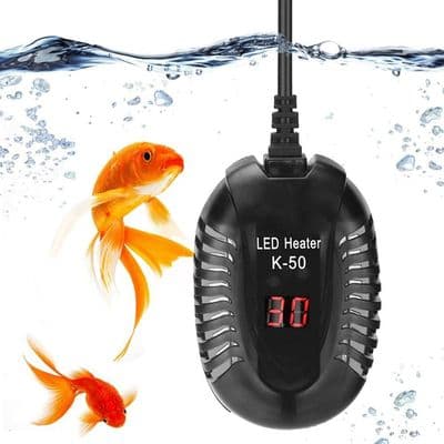 100W Akvarievarmer - 45 til 75L - LED-skjerm - Overopphetingsbeskyttelse