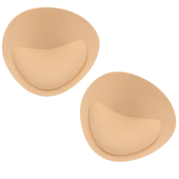 Ventilating Bra Inserts - Removable Beige 3 cm