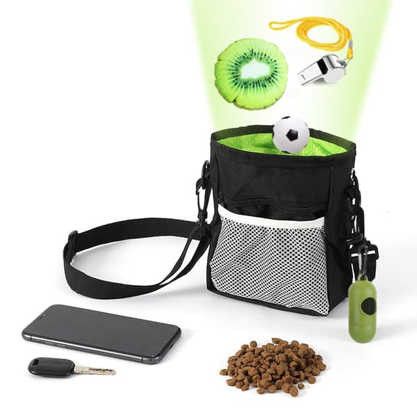 Multifunksjonell hundegodbittveske Svart MultiColor