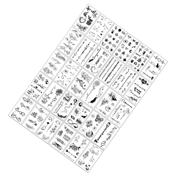 Fresh Temporary Tattoo Decals - Mixed Designs