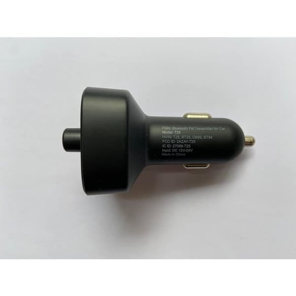 Bluetooth FM-sender, Bluetooth MP3-afspiller trådløs radioadapter bil FM-sender kit oplader, håndfri opkald