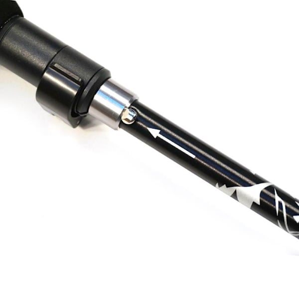 Folding hiking poles with 5 sections and good shock absorption 2-pack