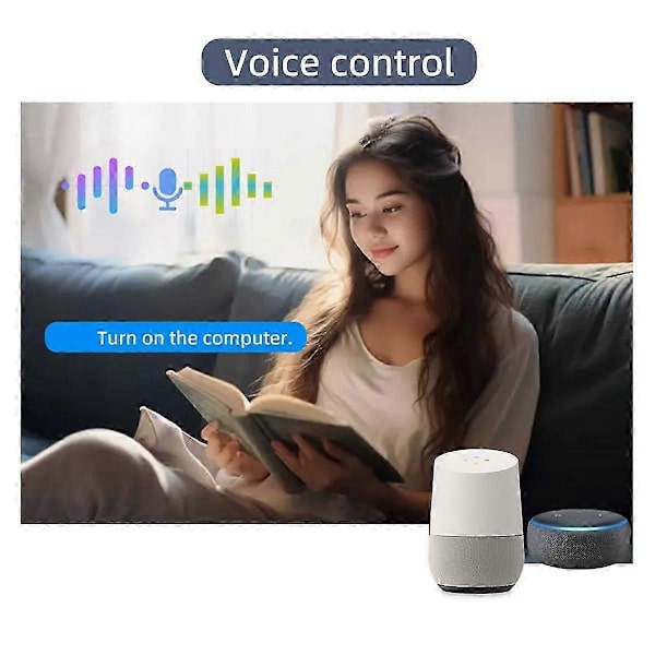 TUYA Smart Datamaskin Strømbryter WiFi Datamaskin På/Av Bryter Modul