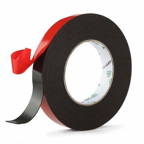 Dubbelhäftande PE-skumtejp - superstark skumförseglingstejp för dekoration och förpackning (1 rulle * 19mm)