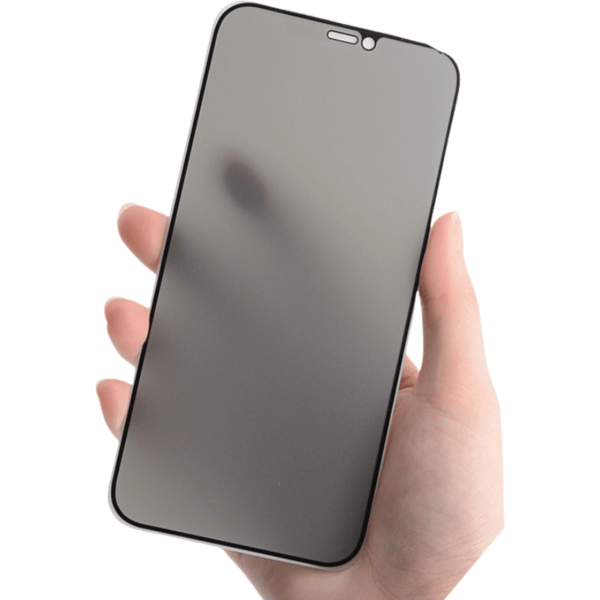iPhone 16 Plus Compatible with High Aluminum Plating Tempered Glass Screen Protector with 360 Degree Frosted Privacy Protection iPhone 16 Plus