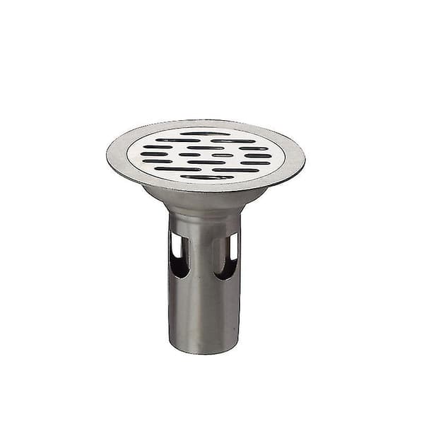 Gulvsluk 10 cm Sluk 304 Rustfritt Stål Baderom Dusjslukdeksel (rund)-dwdz