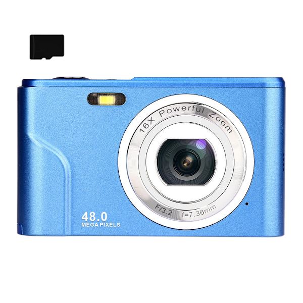 DC311 Compact Digital Camera with 32GB TF Card Blue