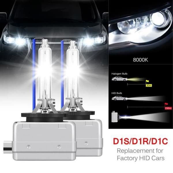 2 kpl D1S HID Xenon -ajovalopolttimo 35W 8000K DC 12V autoon