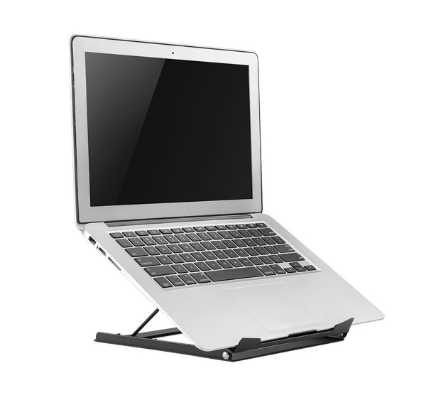OFFICE Sammenklappeligt stativ i stål til bærbar computer/tablet.