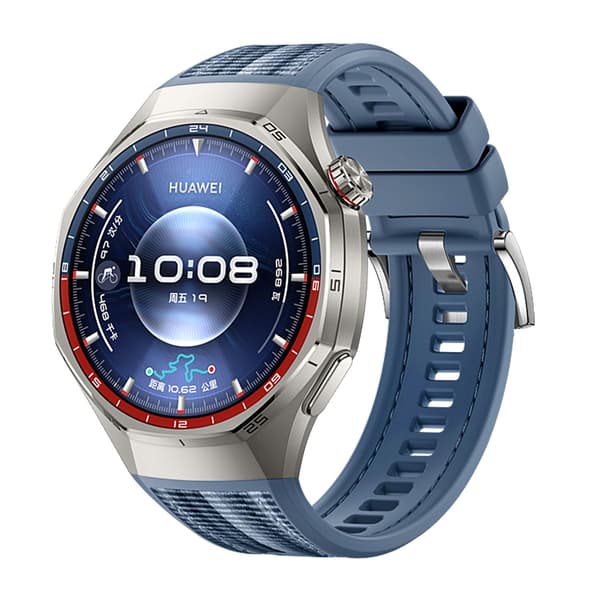 GT6Pro Braided Silicone Strap Compatible with Huawei - Multiple Colors, 22mm Green Blue