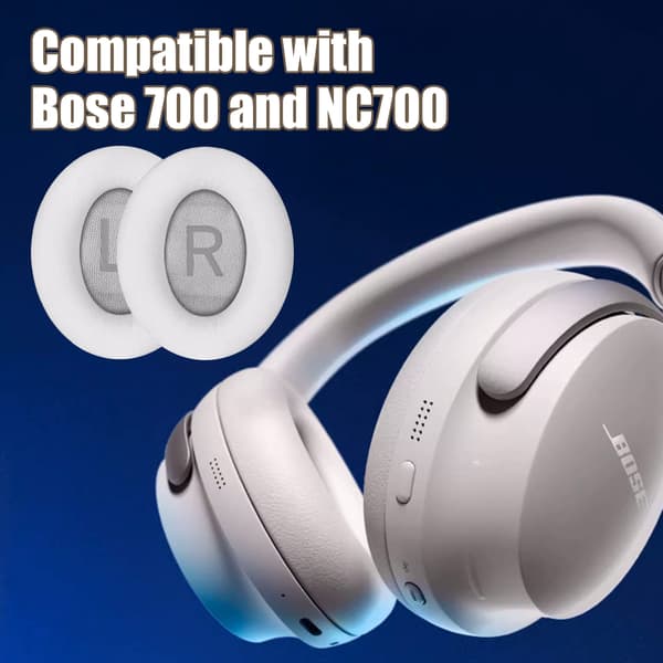 Ear cushions for Bose NC700 1 pair White