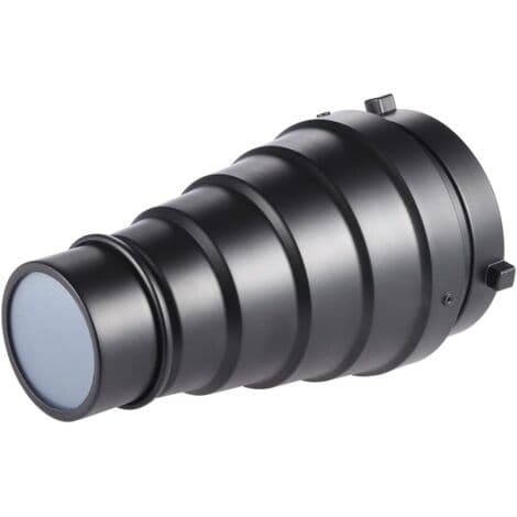 Konisk metalsnoot med honeycomb-gitter 5-delt farvefilterkit til Bowens Mount Studio Strobe Monoblock Fotoblitz