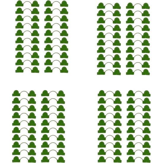 Förpackning med 80 plastväxthuskabelband - Växthustillbehör - 0,6 cm