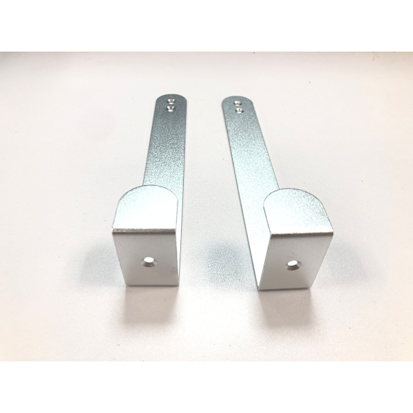 Aluminum Clothes Hook, Over the Door Silver Silver