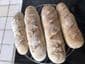 Baguette-/fliseform for 4 stk, 38 x 33 cm