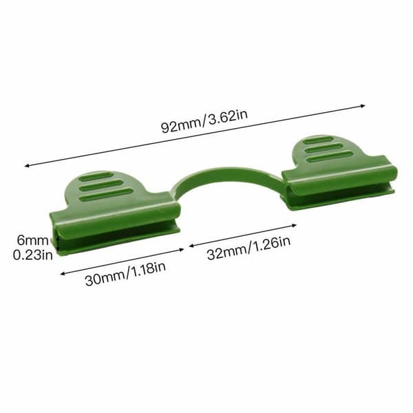 Förpackning med 80 plastväxthuskabelband - Växthustillbehör - 0,6 cm