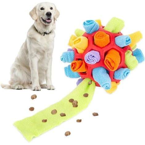 Hundesnusebold, Snusemåtte, Interaktivt Hundelegetøj til Angstdæmpning, Snuselegetøj til Små, Mellemstore og Store Hunde