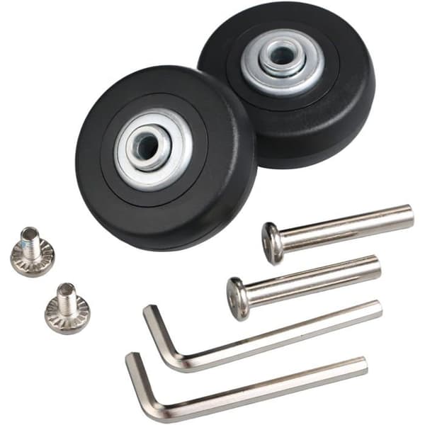 Hjul - Universal - 50mm - Gummi - Svinghjul - 2-pakning