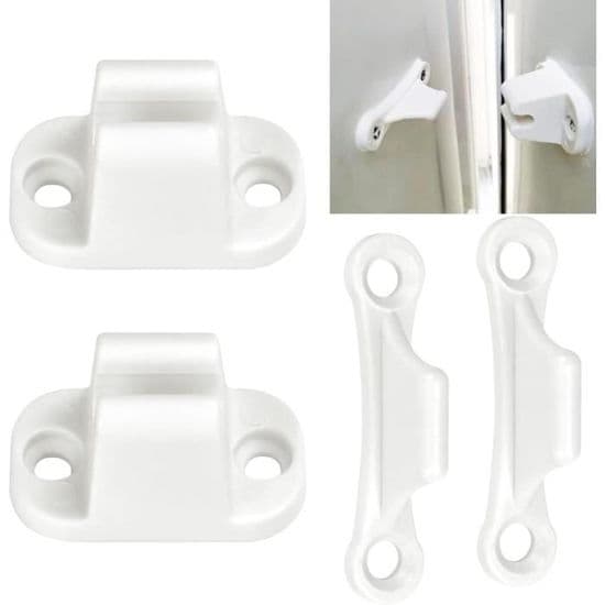 2 st husvagnsdörrhållare i plast, husbilsdörrstopp, 6 cm dörrblock, husbilstillbehör