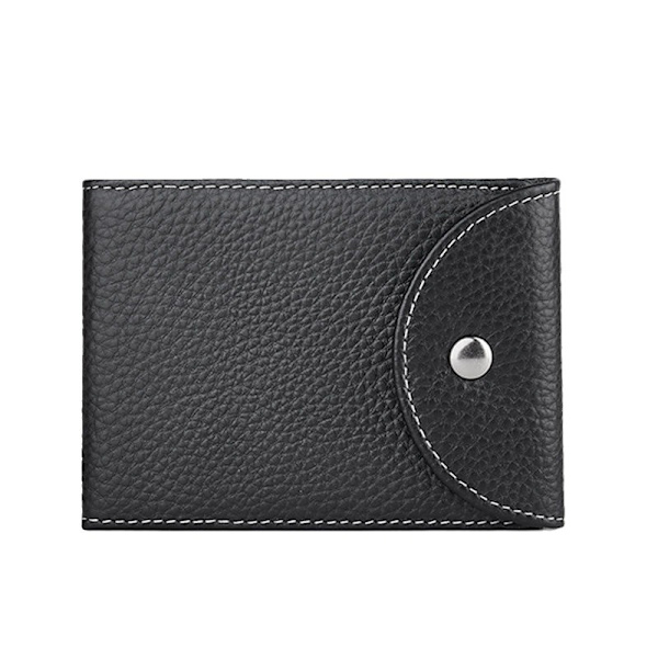 RFID-blocking multifunctional card wallet Black Brown