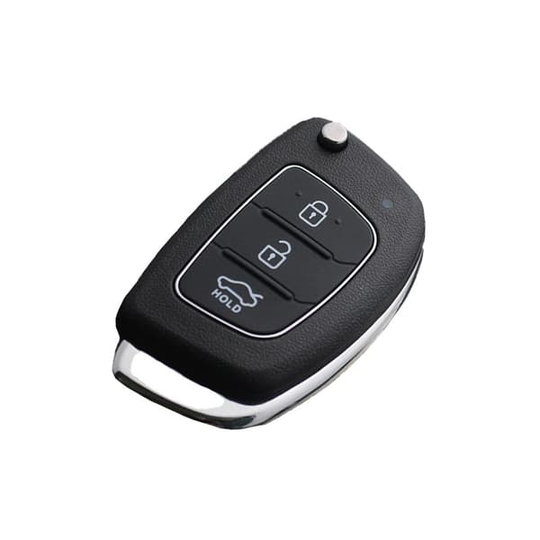 Car Key Shell - 3 Buttons Trunk Middle Groove - Compatible with Hyundai and Kia Models